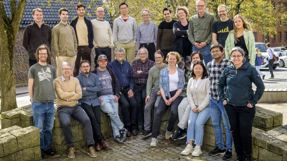 Group picture of researchers. Photo.
