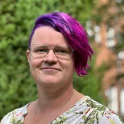 Porträttbild av Louise Berglund. Foto.