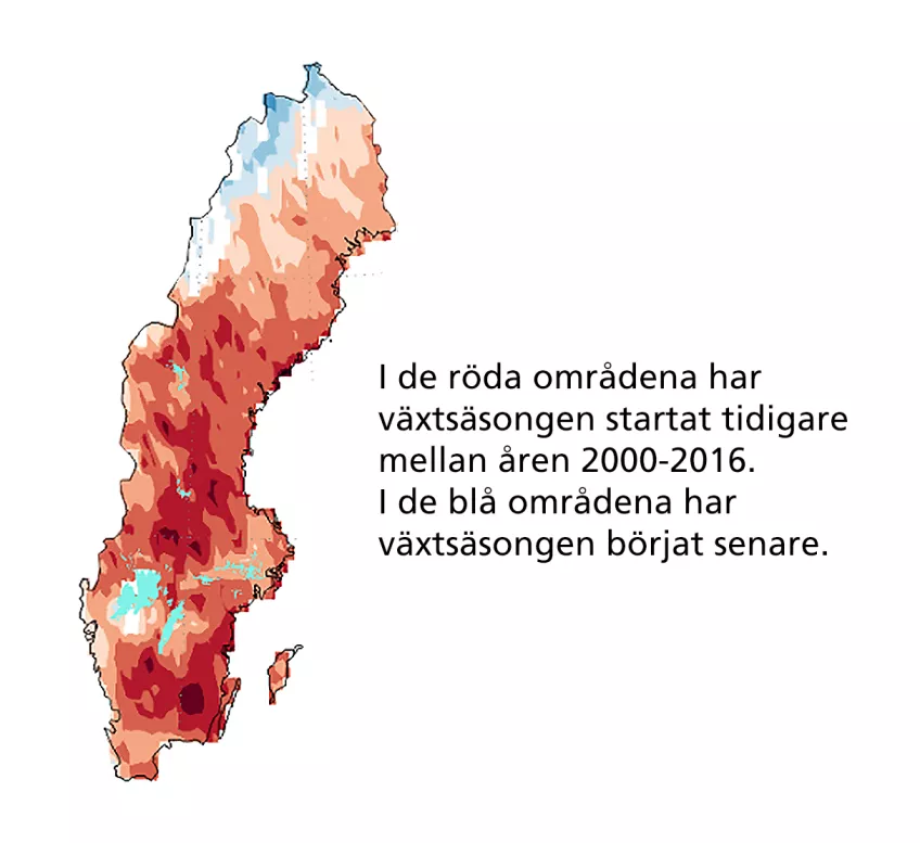 Karta över Sverige